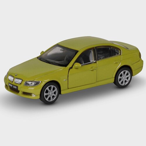 Машинка WELLY BMW 330i Золотой / модель машины 1:38 с пружинным механизмом