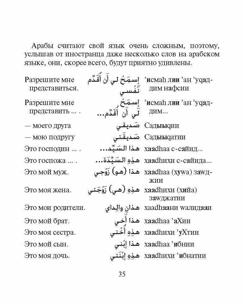 Русско-арабский разговорник (Мокрушина Амалия Анатольевна) - фото №9