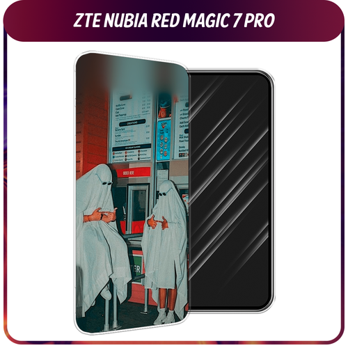 Силиконовый чехол на ZTE Nubia Red Magic 7 Pro / ЗТЕ Нубиа Ред Меджик 7 Про Chillin Killin силиконовый чехол на zte nubia red magic 7 pro зте нубиа ред меджик 7 про капли на стекле