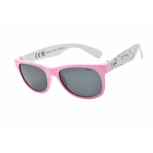 Солнцезащитные очки Invu K2302, розовый, серый
