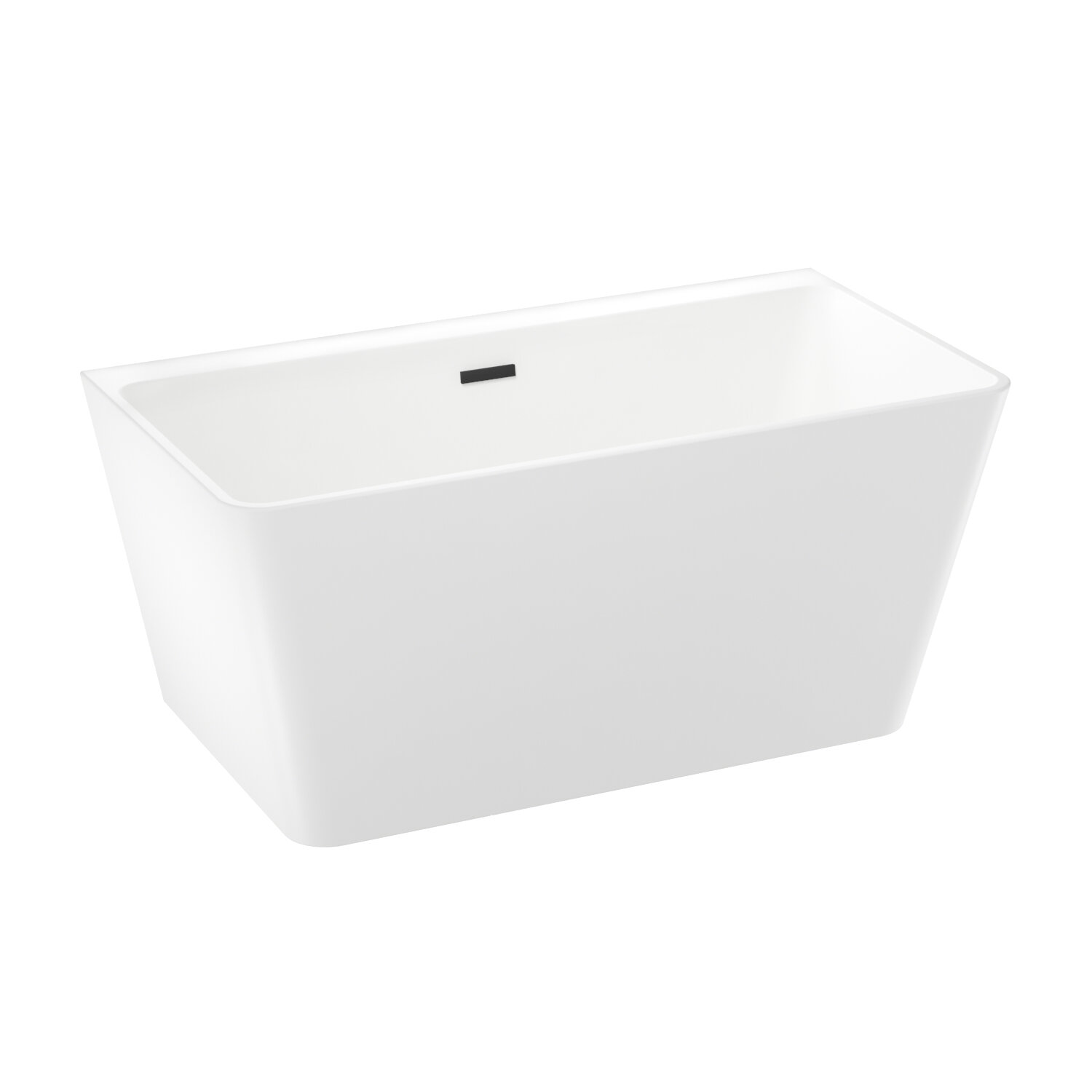 Комплект 4 в 1 акриловая ванна Wellsee Graceful Pro 140х74 + ножки + экран + слив-перелив - фото №2