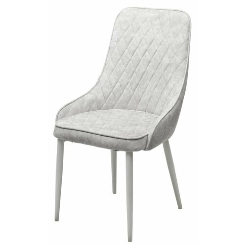 Стул турин FIESTA Светло-серый , велюр 