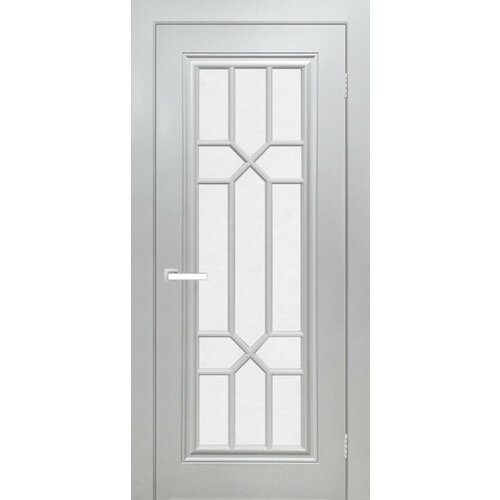 Дверь Межкомнатная, модель Виано до, эмаль светло-серый 2000*700 (полотно) межкомнатная дверь vfd александрия до эмаль ivory pc 2000 700 полотно