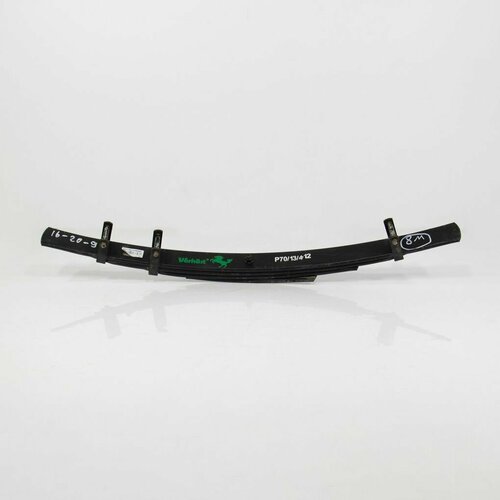 Рессора заготовка 10801370 4 листа центральное отверстие 125 MIRKA с 2 хомутами 10305₽