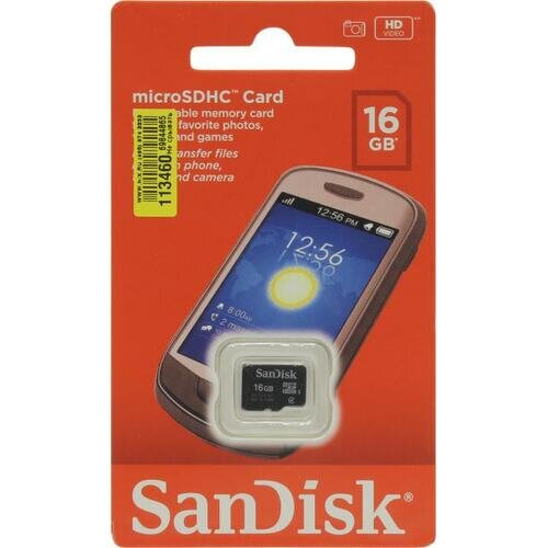 SD карта Sandisk Mobile SDSDQM-016G-B35