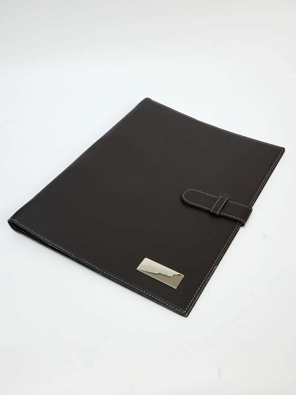 Папка органайзер для хранения документов формата А4 Черная на ремешке