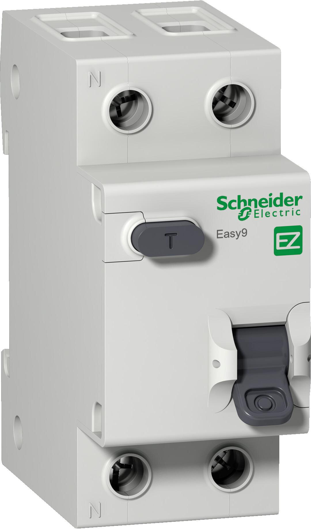 фото Schneider Electric Дифференциальный автомат Schneider Electric Easy9 1П+Н 25А 30мА C тип AC 4,5кА 2 модуля