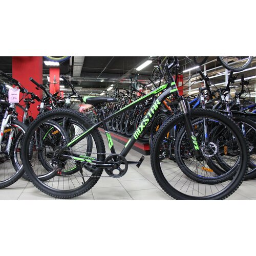 Велосипед MIXSTAR N29 Чёрный/Зелёный