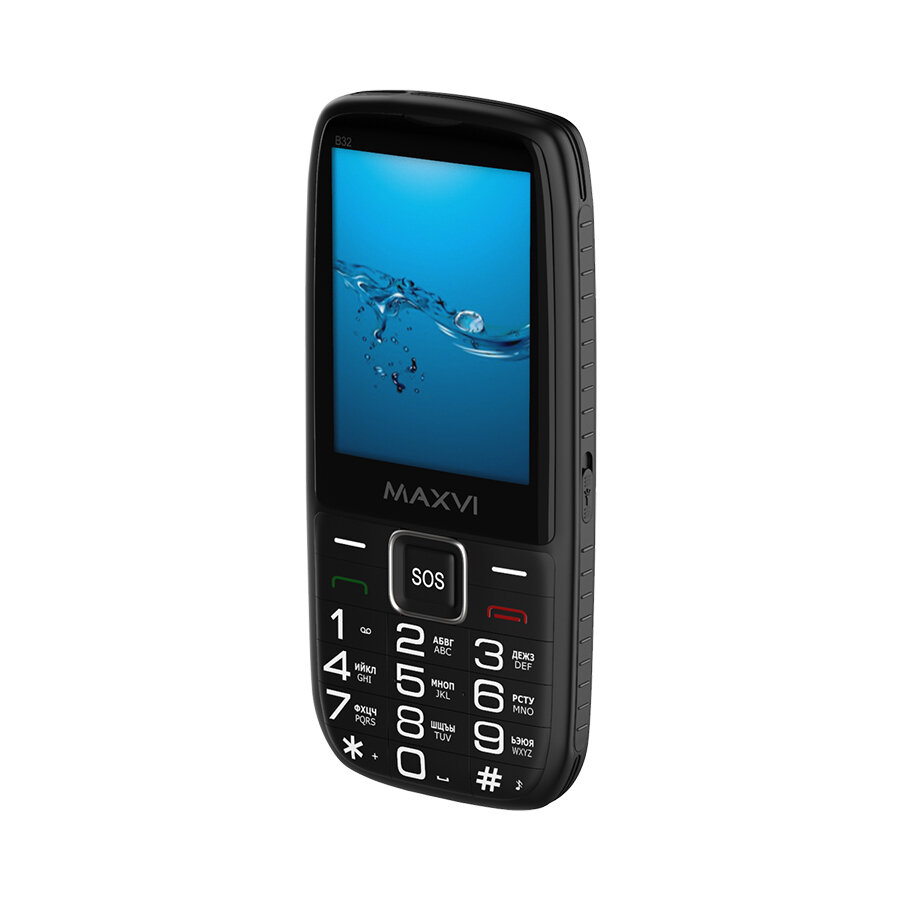 Сотовый телефон Maxvi B32 black