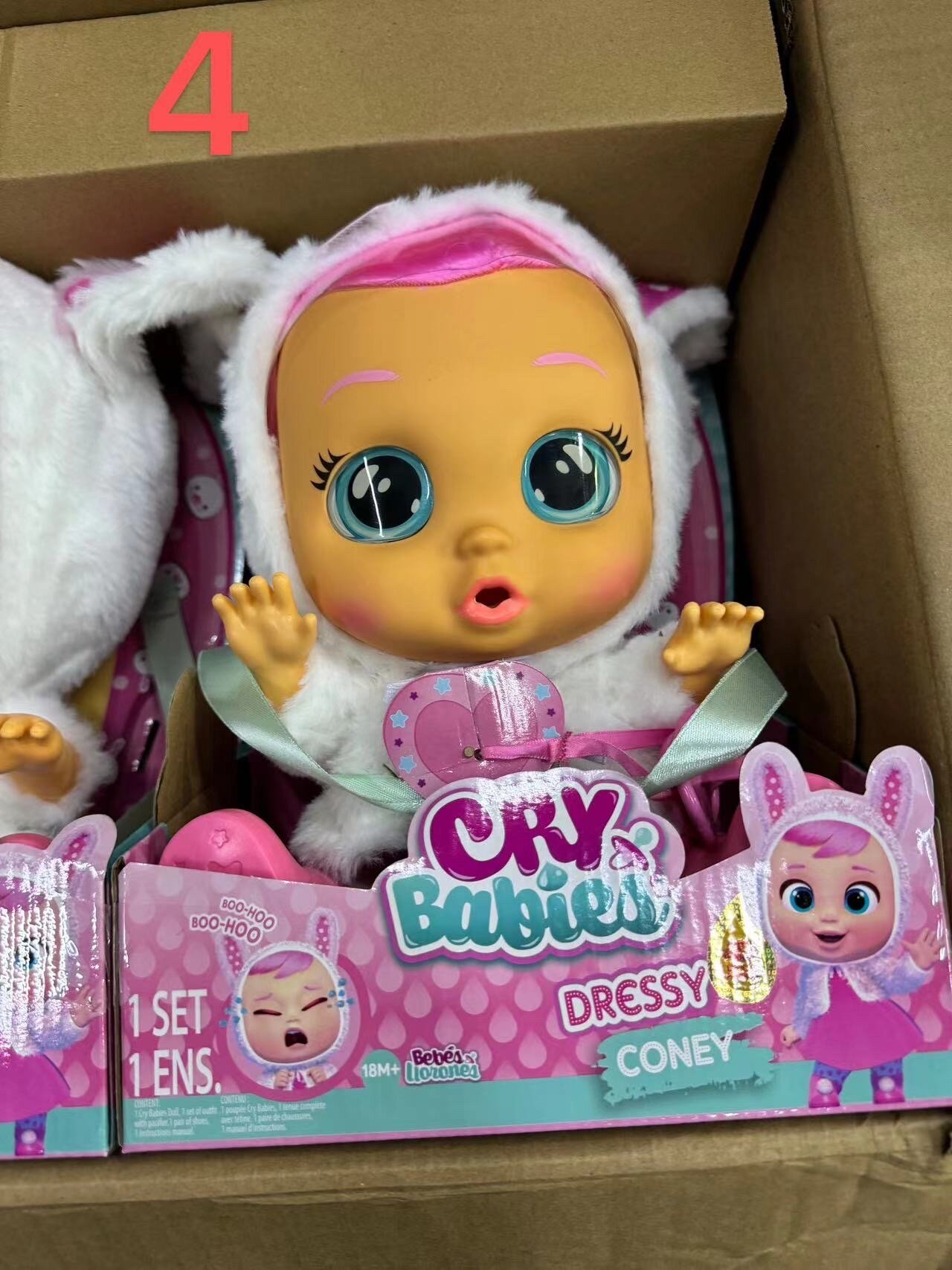 Кукла IMC Toys Cry Babies Плачущий младенец Dressy Coney