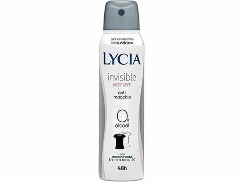 Дезодорант-аэрозоль для тела Lycia Invisible Fast Dry