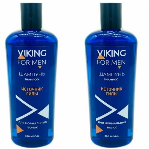 Viking шампунь для нормальных волос Power & Strength 300мл 2 шт шампунь viking для нормальных волос power