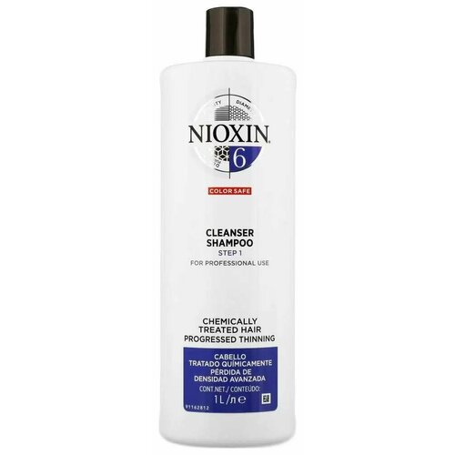 NIOXIN System 06 Cleanser Shampoo - Очищающий шампунь (Система 6) 1000 мл