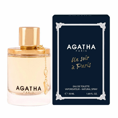 Agatha Un Soir a Paris туалетная вода 50 мл унисекс agatha un soir a paris eau de parfum парфюмерная вода 50 мл для женщин