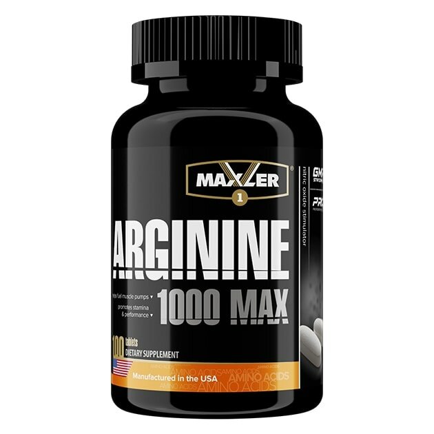 Maxler Arginine 1000 max 100 tabs