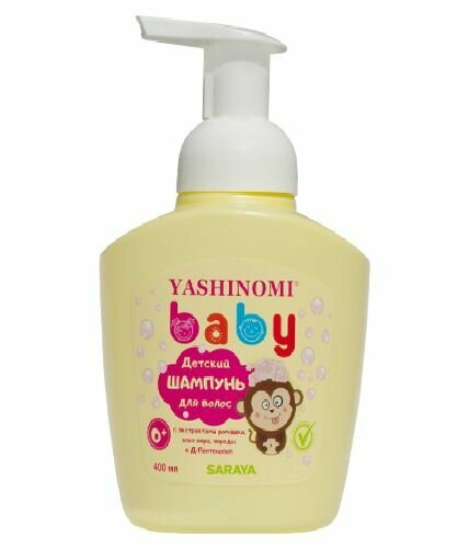 Yashinomi Детский шампунь для волос Baby, 400 мл