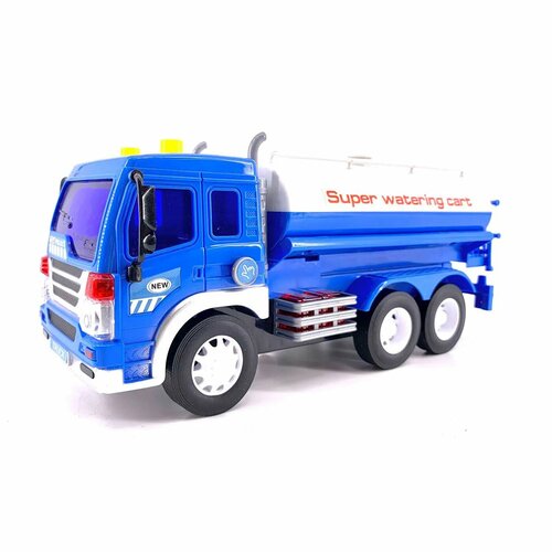 Грузовик Fun Toy электромеханический инерционный Цистерна 44404/4 машины fun toy грузовик инерционный электромеxанический 44404 10