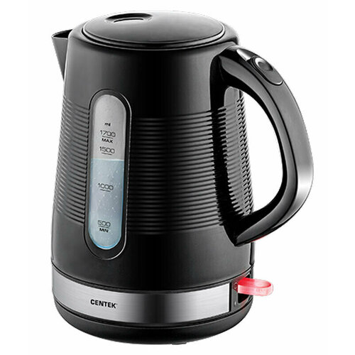 Электрический чайник Centek CT-0027 черный серебристый 230000₽