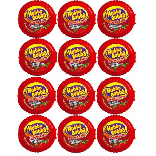 Жевательная резинка Hubba Bubba (Клубника) 12шт по 56гр