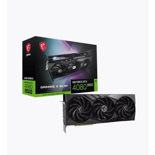 Видеокарта MSI GeForce RTX 4080 SUPER GAMING X SLIM 16GB RTX 4080 SUPER 16G GAMING X SLIM 20944000₽