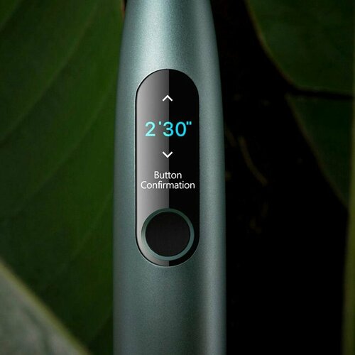 Электрическая зубная щетка OCLEAN X Pro Y2087 насадки для щётки 1шт цвет зеленый c01000490 891000₽