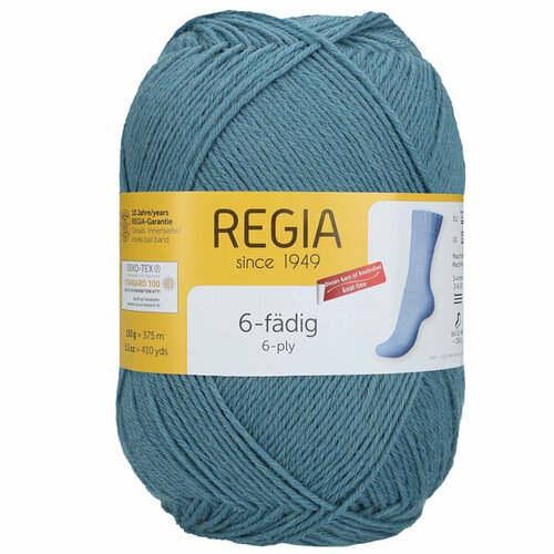 Носочная пряжа Regia 6-Ply 150 г (01062 Rauchblau)