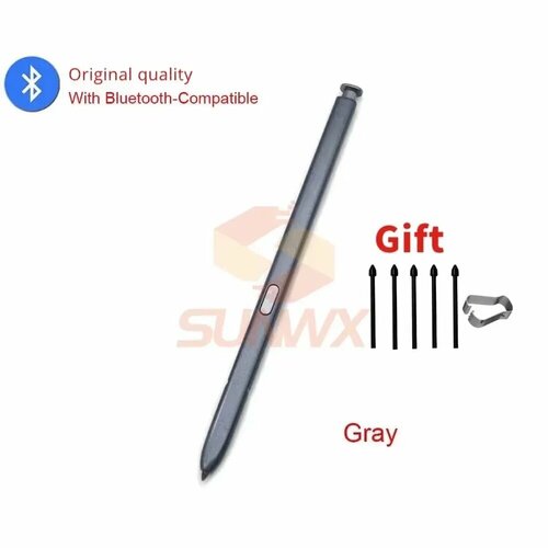100 Оригинальный стилус для Samsung Galaxy Note 20 Note 20 Ultra S с функцией Bluetooth Gray 2117₽