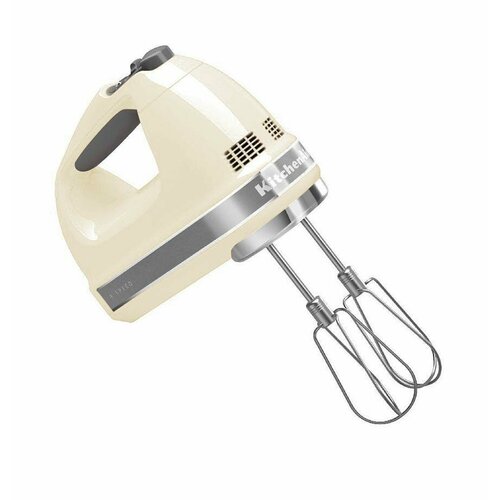 Ручной миксер KitchenAid, кремовый+Европейский переходник, 5KHM5110C