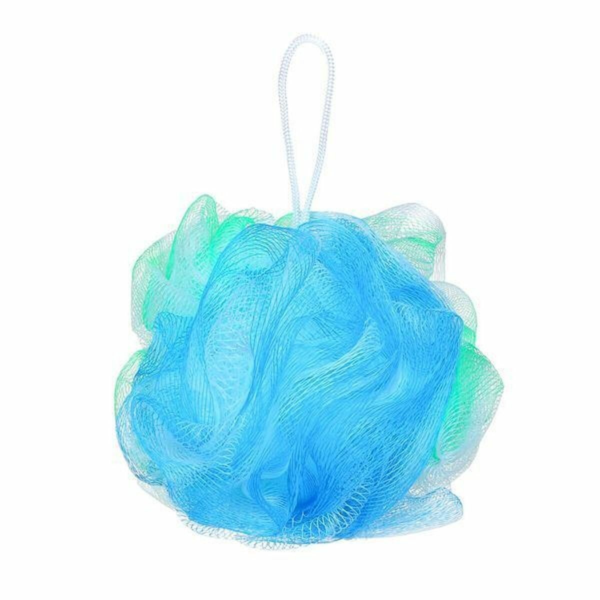 Мочалка-спонж "Шар" трехцветная 40гр, цвет в ассортименте, цена за 1 шт.