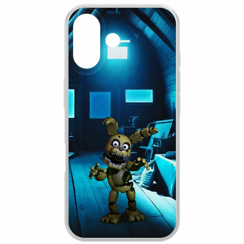 Чехол-накладка Krutoff Clear Case фнаф - Плюштрап для iPhone 16