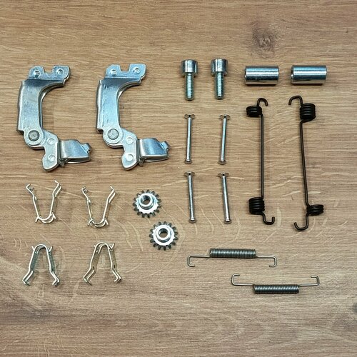 Комплект саморегуляторов тормозных колодок ручника Fiat Ducato Peugeot Boxer 06- пружинки на 2 стороны арт HSR-FT-006 3650₽