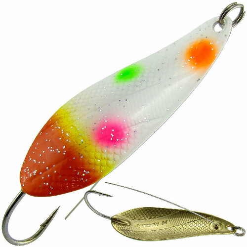 Блесна литьевая из латуни на щуку, RB Атом -N 