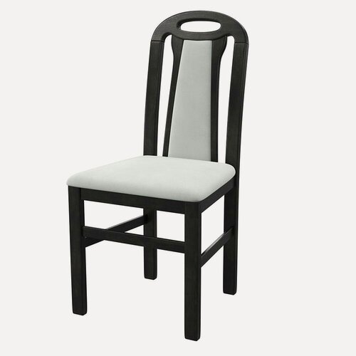 Изображение товара Стул деревянный астра, массив бука, тон черный серый