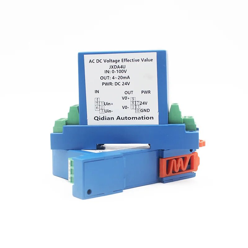 Преобразователь напряжения Холла NoEnName_Null, DC12V Power Supply, 4-20mA output, 0-200V DC input — фото 1