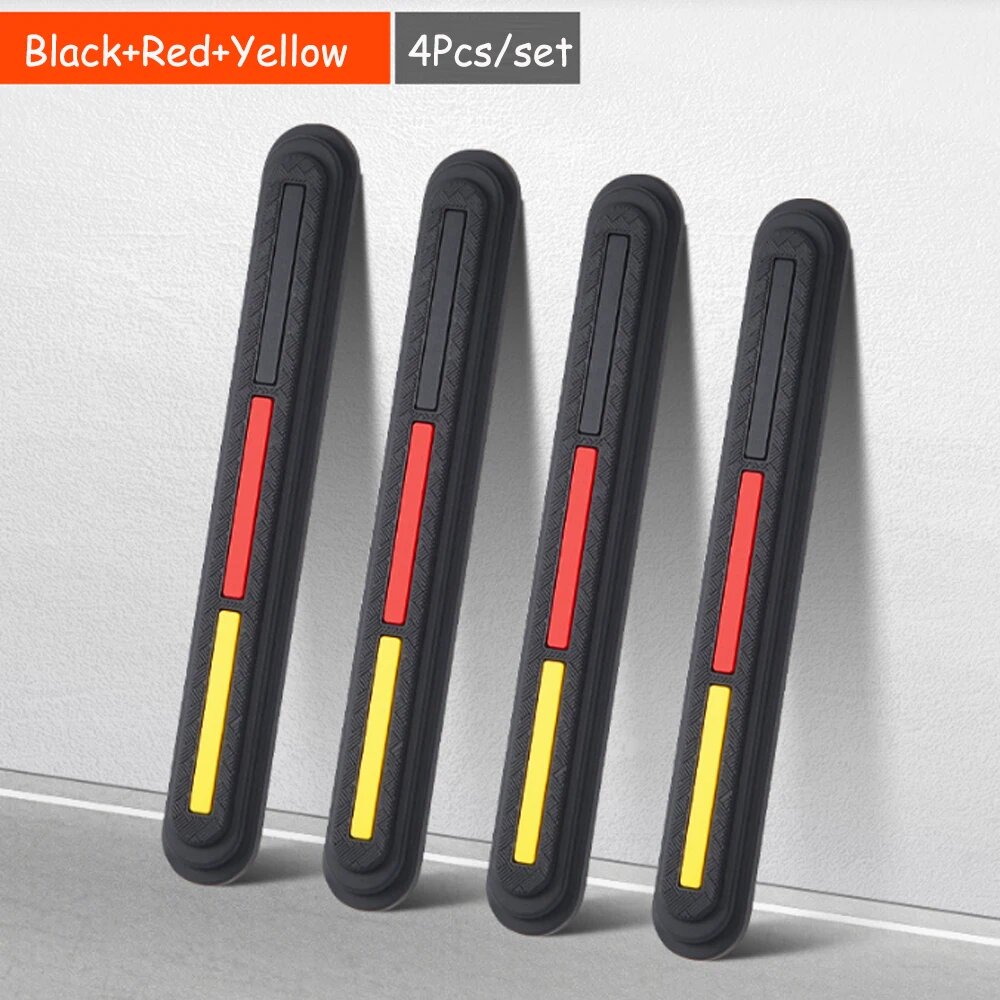 2/4 шт, противоударные наклейки на двери автомобиля, 4PCS A