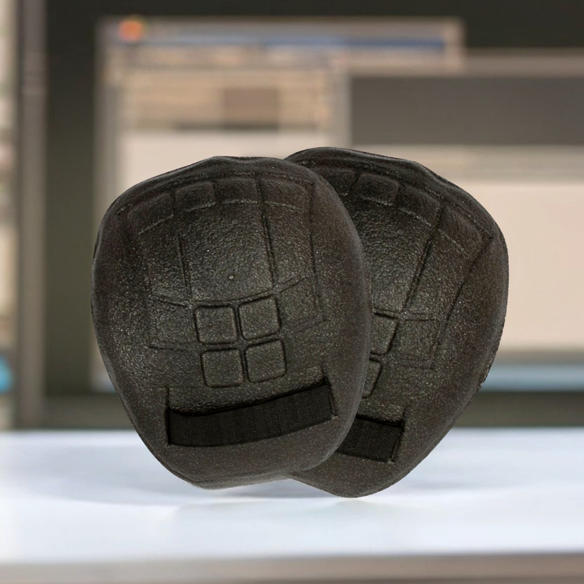 Наколенники "Дельта", амортизирующий пенополиэтилен, многоразовые, чёрные, 2 шт — фото 1