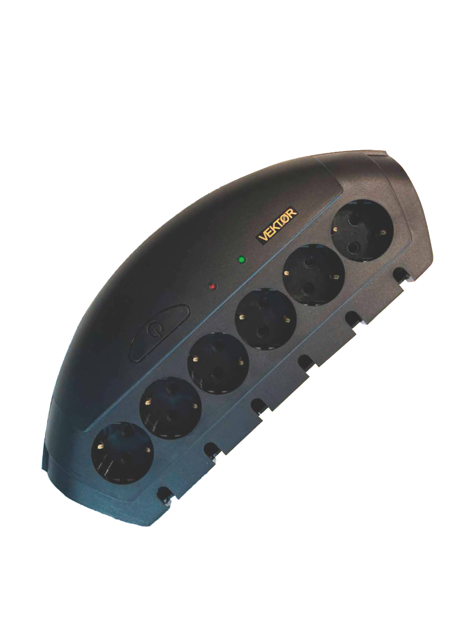 Сетевой фильтр Vektor MAX, максимальная защита от помех, длина шнура 1,8 м, чёрный — фото 1