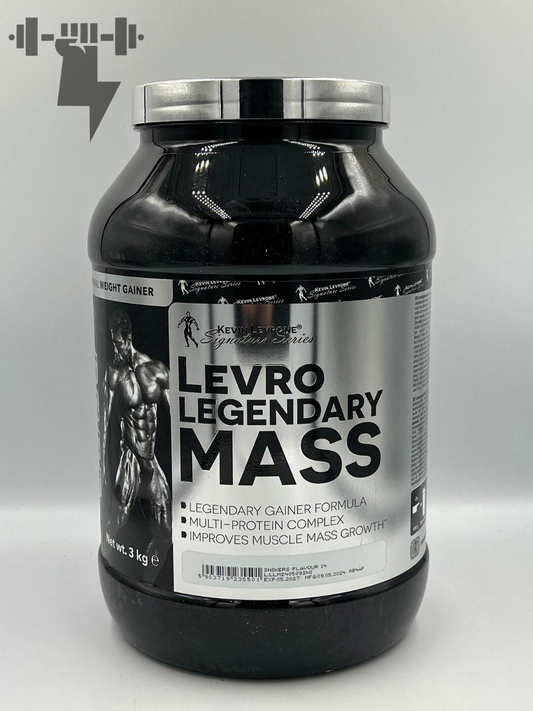 Kevin Levrone Levro Legendary MASS 3kg Шоколад сникерс гейнер