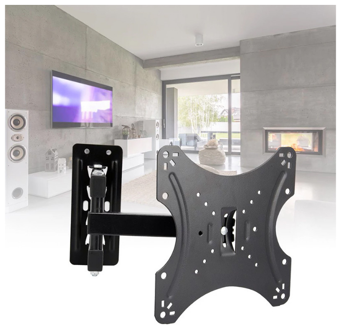 Кронштейн для LED и плазменного телевизора 14"-43", ISA CP-302 Metal на стену