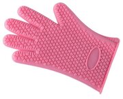Перчатка - прихватка силиконовая, розовый