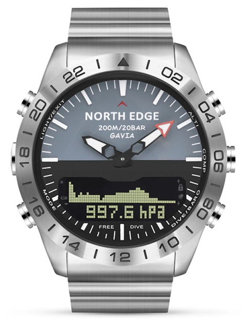 Часы North Edge Gavia 2 Silver