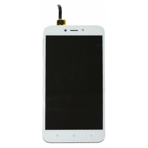 Дисплей (экран) в сборе с тачскрином для Xiaomi Redmi 4X с рамкой белый (Premium LCD) / 1280x720