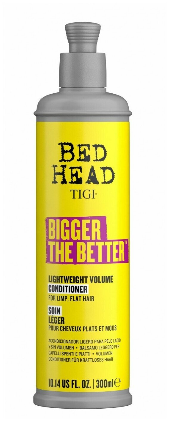 TIGI BED HEAD Bigger The Better Кондиционер для объема волос, 300 мл