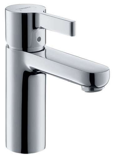 Смеситель для раковины Hansgrohe Metris Е 31060000 с донным клапаном