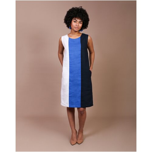 Платье J-Splash, размер 44, белый, синий