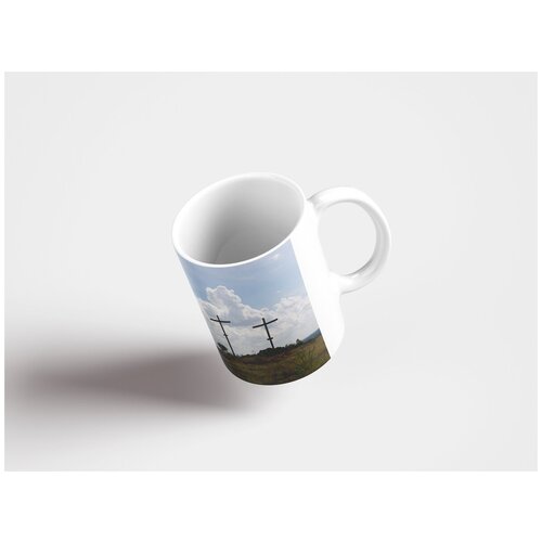 фото Кружка "голгофа, пересекать, христианин 320 мл. белая lotsprints