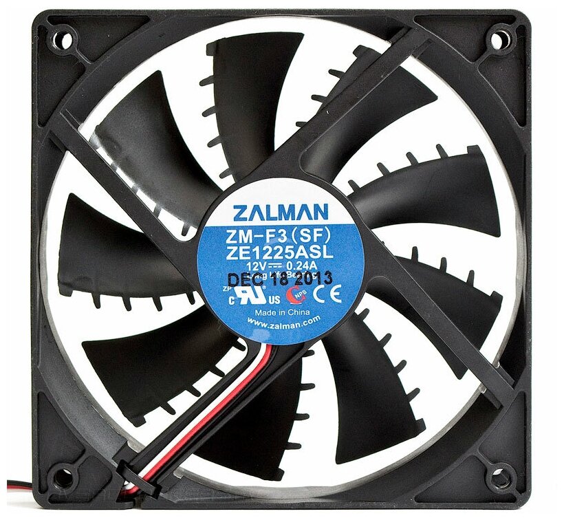 Вентилятор ZALMAN ZM- F3 (SF) (120мм 23dB 1200rpm 3pin) RTL