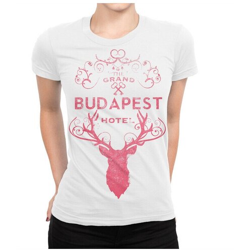Футболка Dream Shirts Отель Гранд Будапешт Женская белая XL