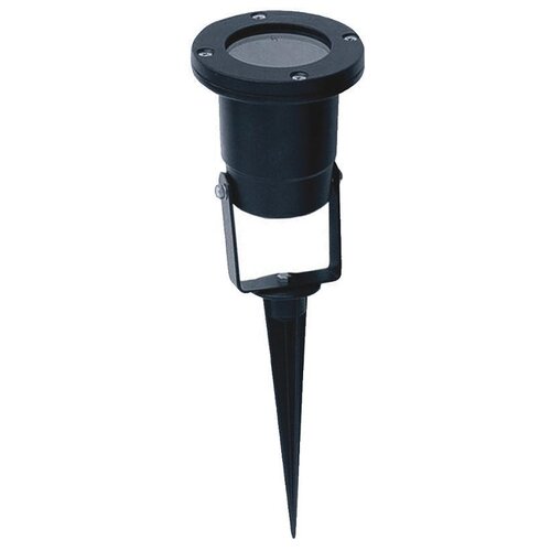 Favourite уличный светильник Relief 1834-1T, GU10, 50 Вт, цвет арматуры: черный, цвет плафона черный