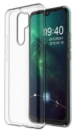 Чехол-накладка BoraSCO Xiaomi Mi 9 силиконовая, прозрачный
